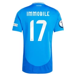 Ciro Immobile #17 Italië Voetbalshirt EK 2024 Thuistenue Heren